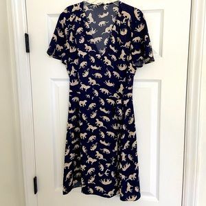Ladies J.CREW wrap dress